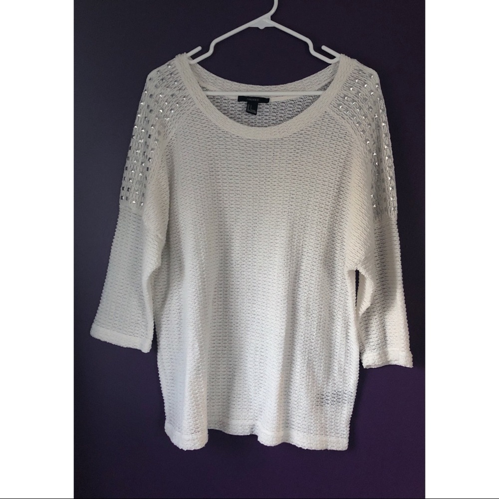 Forever 21 White Sweater